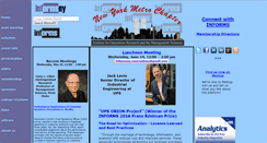 Desktop Screenshot of nymetro.chapter.informs.org